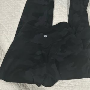 lululemon leggings jogger fit in camo